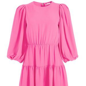 Alice + Olivia SHAYLA PUFF SLEEVE MINI DRESS sz 8